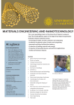 materials engineering and nanotechnology