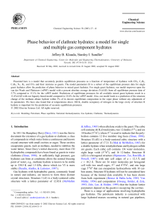 Phase behavior of clathrate hydrates: a model for single and