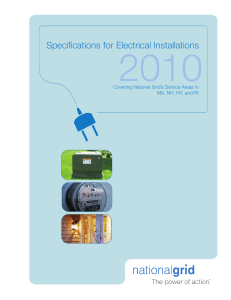 Information and Requirements for Electrical Service