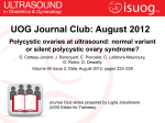 (PCO) Polycystic ovaries at ultrasound