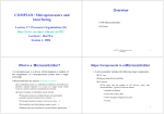 COMP2121: Microprocessors and Interfacing