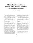 Metabolic Abnormalities in Patients with Chronic Candidiasis