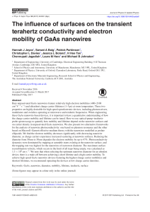 The influence of surfaces on the transient terahertz conductivity and