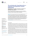The anti-tubercular drug delamanid as a potential oral treatment for
