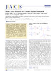 Single-Crystal Structure of a Covalent Organic