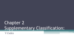 Chapter 2 Supplementary Classification