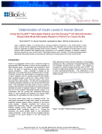 Determination of Insulin Levels in Human Serum