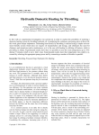 Hydraulic Domestic Heating by Throttling