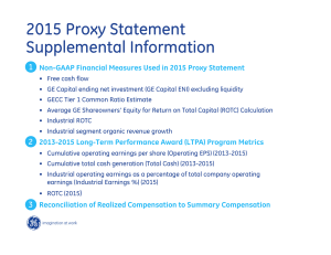 GE 2015 Proxy - Supplemental Information