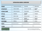 1 operating model exercise structure style staff skills