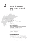 Drug discovery and development: India