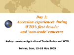 The role of subsidies in agricultural trade reform