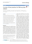 A survey of best practices for RNA-seq data analysis