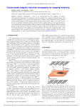 Fourier-based magnetic induction tomography for mapping resistivity