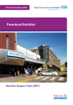 Parenteral Nutrition - Royal Surrey – County Hospital