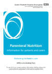 Parenteral nutrition - University Hospitals Birmingham NHS