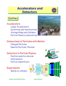 Accelerators and Detectors