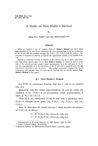 A Study on New Muller`s Method