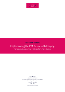 Implementing the EVA Business Philosophy