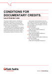conditions for documentary credits.