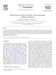 Interpretation of electron density with stereographic roadmap