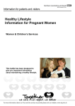 Healthy Lifestyle Information for Pregnant Women