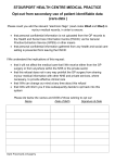 cd_opt_out_form - Stourport Health Centre Medical Practice