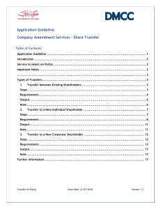 Transfer Shares