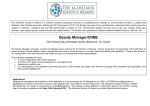 Deputy Manager/CNM2 - Alzheimer Society of Ireland