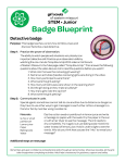 Detective Badge Blueprint - Girl Scouts of Eastern Missouri
