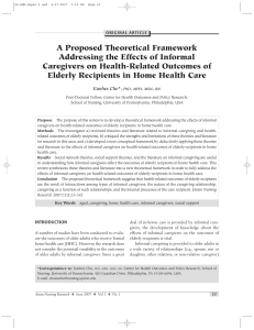 A Proposed Theoretical Framework Addressing the Effects of