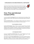 Free, Prior and Informed Consent (FPIC)
