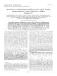 Modulation of Human Immunodeficiency Virus Type 1 Protease