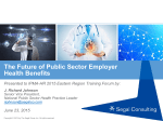 The Future of Public Sector Employer Health Benefits: J. Richard