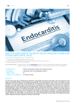 infective endocarditis caused by dental problems