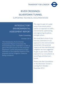 Silvertown Tunnel introductory environmental assessment report