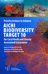 aichi biodiversity target 10 - Convention on Biological Diversity (CBD)