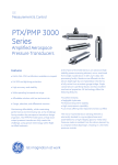 PTX/PMP 3000 Series Amplified Aerospace Pressure Transducer