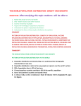 the world population distribution density and