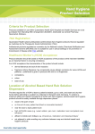 Department of Health Fact Sheet: Hand Hygiene