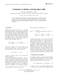 Calculation of absolute scattering phase shifts