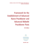 Framework for the Establishment of Advanced Nurse