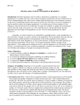 BIO 300 Ecology LAB 3 SPECIES AREA CURVES AND HABITAT