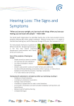 Hearing Loss: The Signs and Symptoms
