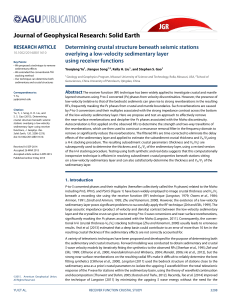 Determining crustal structure beneath seismic stations overlying a