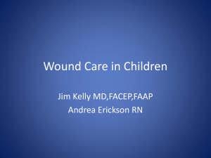 Wound Care in Children