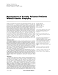 Management of Acutely Poisoned Patients Without Gastric Emptying