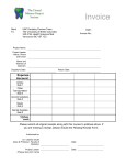 Trip Leader Receipt - The Dental Mission Project Society