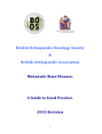 BOOS MBD 2016 BOA - British Association of Surgical Oncology
