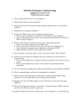 BITC1311 Intro to Biotechnology